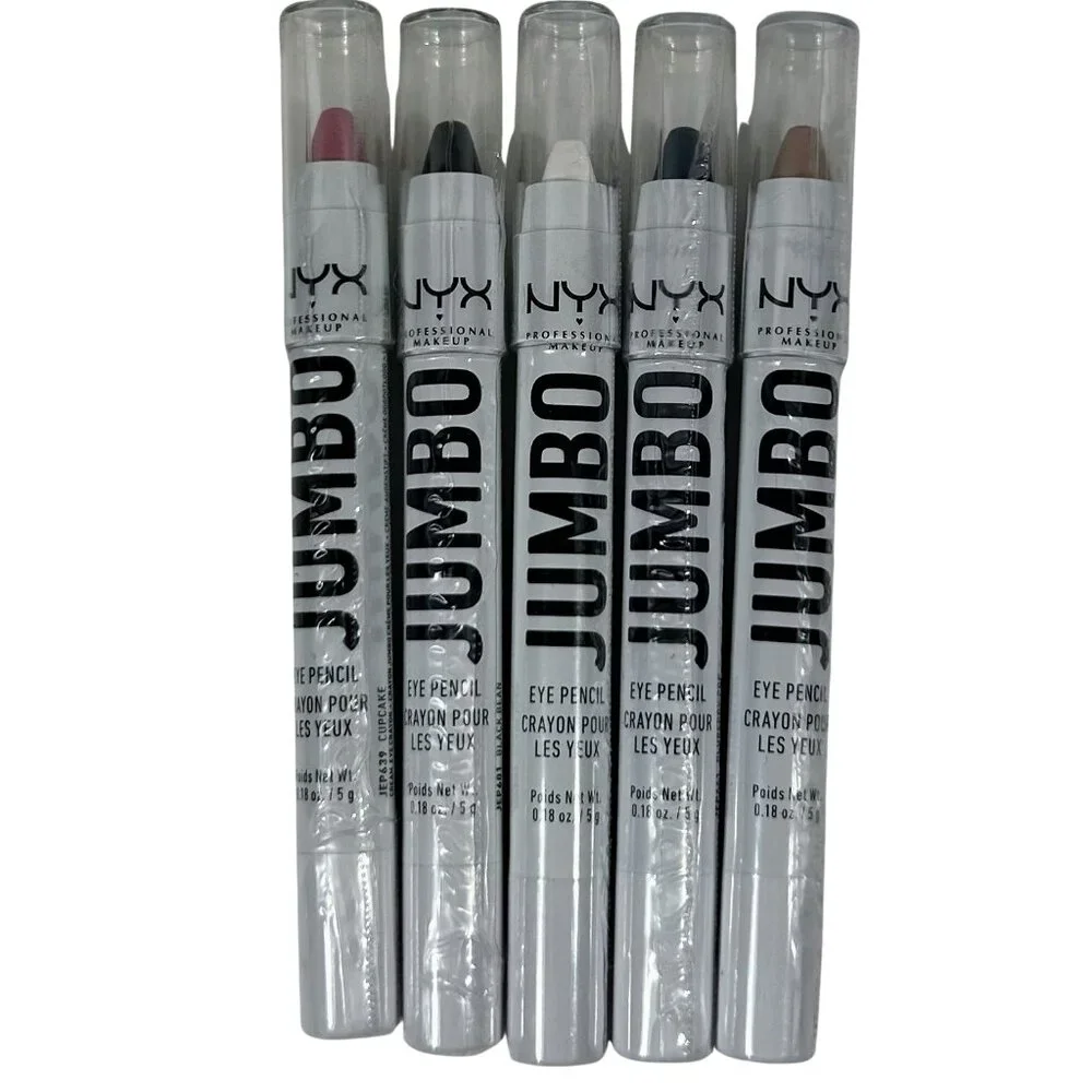 Set of (5) NYX Jumbo Eye Pencil ~ Factory Sealed - Picture 1 of 12